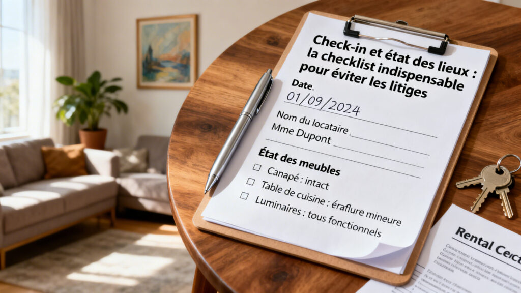 Check-in et état des lieux : la checklist indispensable pour éviter les litiges avec texte