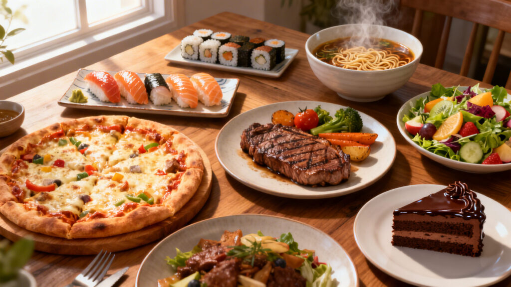 Quel est le repas le plus apprécié au monde selon la science et les sondages sans aucun texte