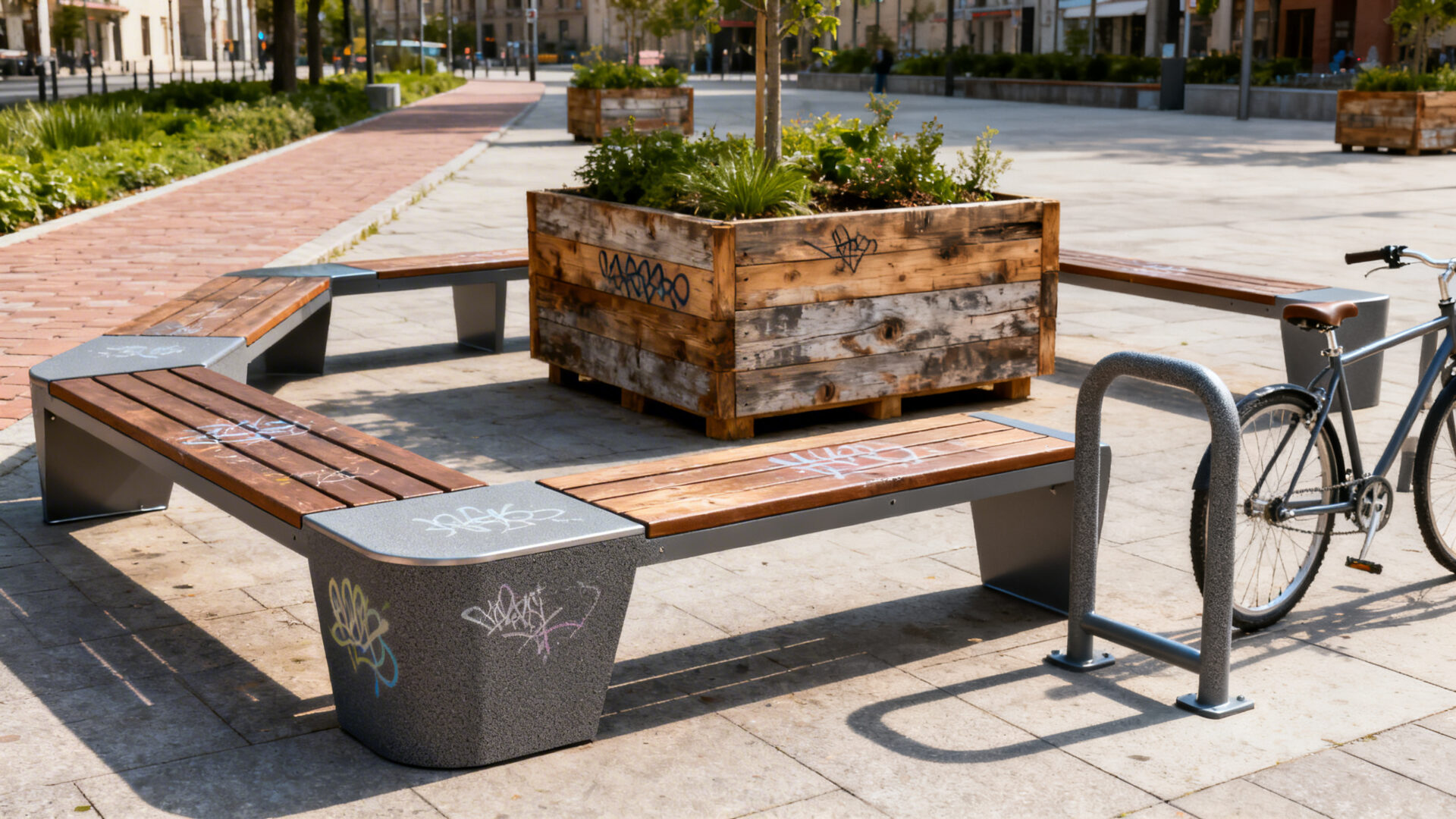 L’aménagement de l’espace avec un mobilier urbain durable face au vandalisme.